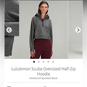 Scuba Oversized Half Zip Hoodie lululemon